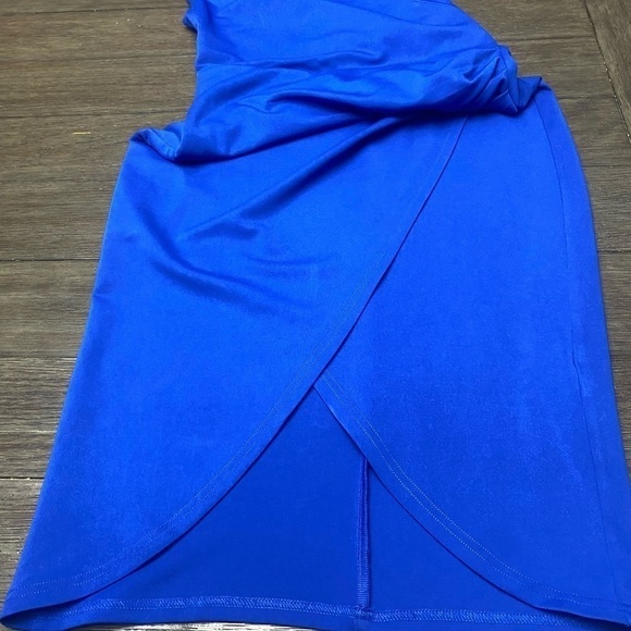 KANCY KOLE Women's Wedding Guest One Shoulder Dress
Cutout Ruched Bodycon M - Picture 6 of 10